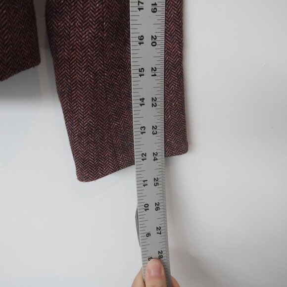 Veronica Beard Tate Upcollar Herringbone Dickey Blazer Size 2 - Picture 10 of 10